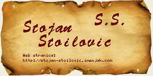 Stojan Stoilović vizit kartica